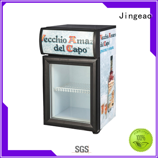 Jingeao dazzing display freezer display for restaurant