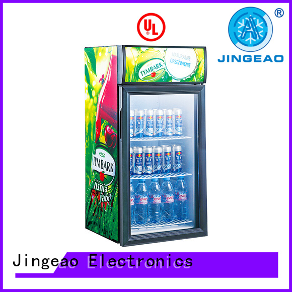 Jingeao dazzing beverage display coolers environmentally friendly for wine