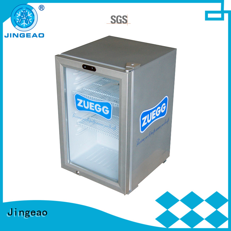 Jingeao cooler commercial display coolers certifications for market