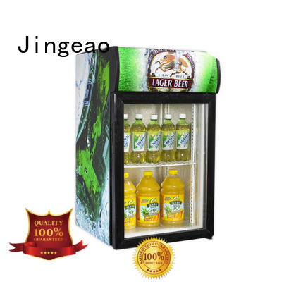 Jingeao beverage commercial fridge application for supermarket