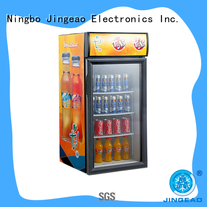 Jingeao beverage commercial display fridges package for hotel