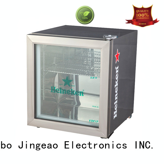 Jingeao cooler glass front fridge sensing for school