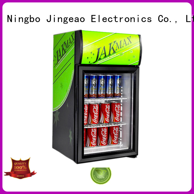 Jingeao cooler commercial display refrigerator for school