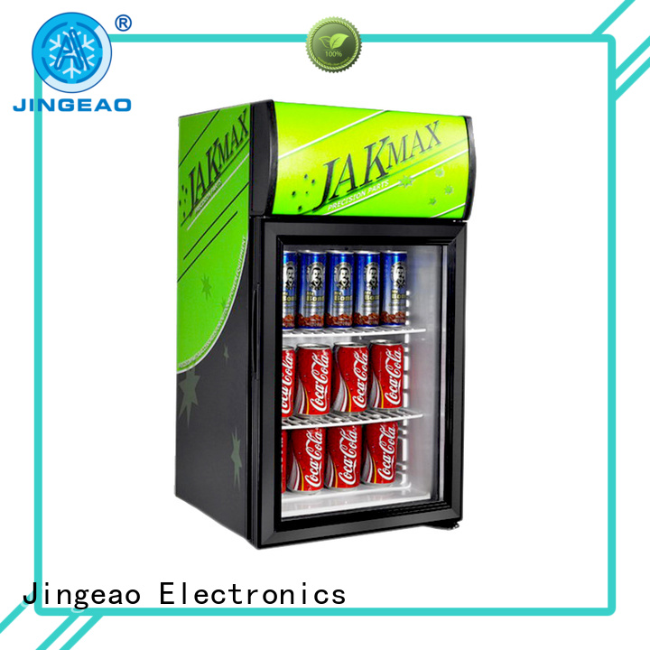 Jingeao cool upright display fridge fridge for restaurant