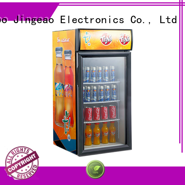 cooler upright display fridge display for supermarket Jingeao