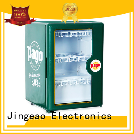 Jingeao good-looking retail display fridge constantly for hotel