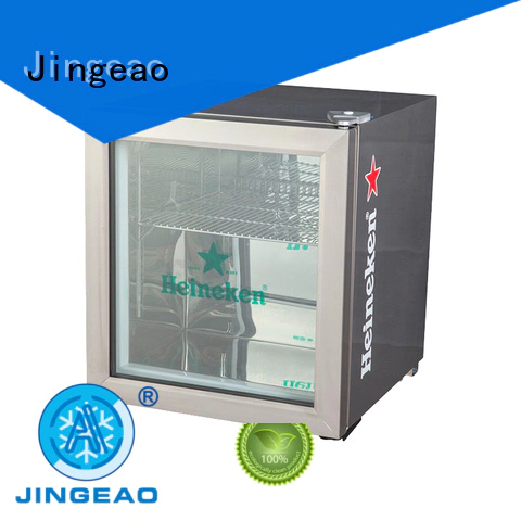 beverage glass display fridge fridge for company Jingeao