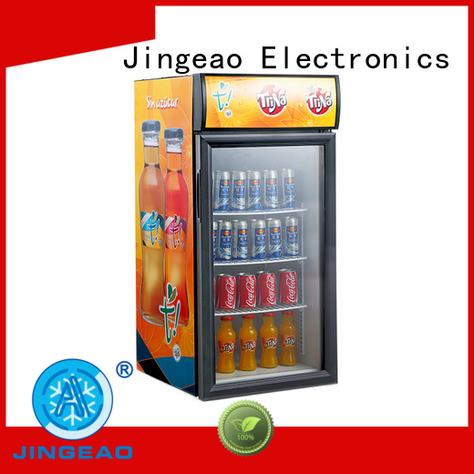 Jingeao energy saving commercial drinks display fridge cooler