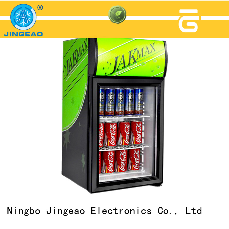 Jingeao energy saving glass door refrigerator constantly for supermarket