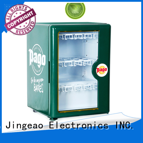 Jingeao power saving small display fridges for-sale for store