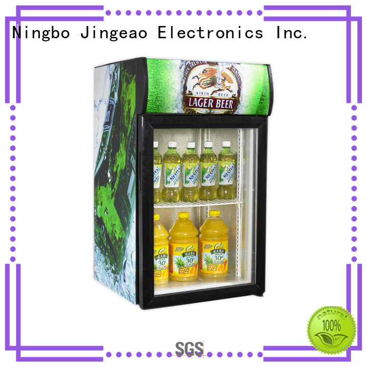 Jingeao cooler retail display fridge constantly for wine