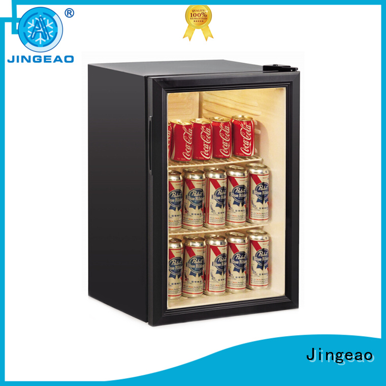 Jingeao beverage commercial display fridge for sale protection for school